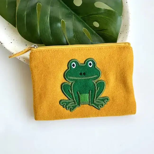 Felt  Coin Purse - Frog