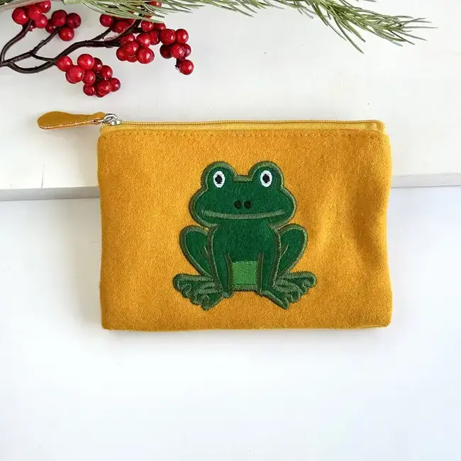 Felt  Coin Purse - Frog