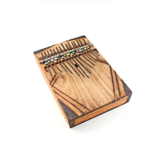 Kenya Tanzanian Wooden Kalimba Thumb Piano - Large