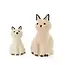 Natural Soapstone Shortcake Kitty Cat