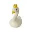 Regal White Soapstone Swan Sculpture