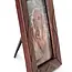 Leather Picture Frame with Easel Stand 4x6