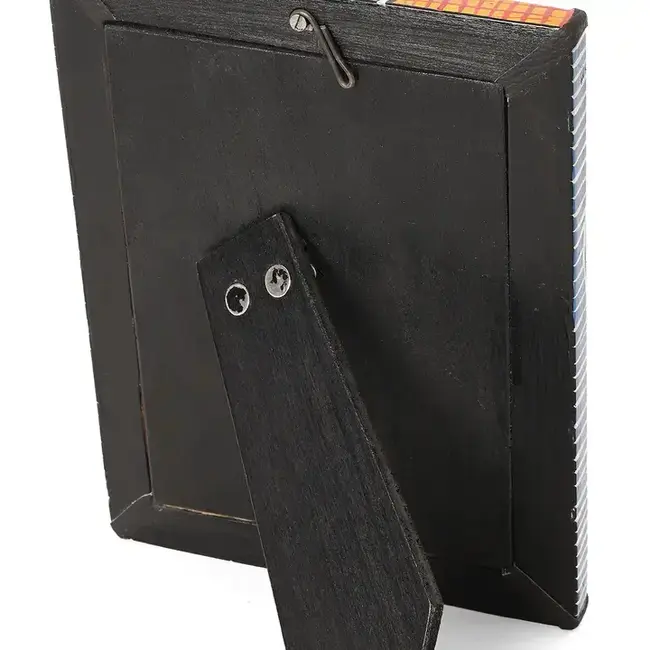 Hand Painted Tingatinga Photo Frame (4x6)