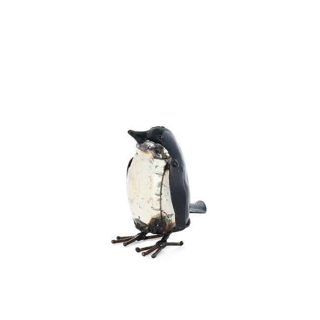 Itty Bitty Penguin  Recycled Metal Sculpture