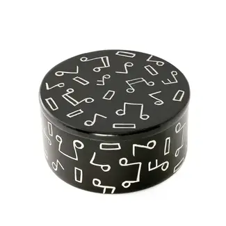 Kenya Round Soapstone Melody Maker Trinket Box
