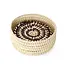 Variegated Turkana Doum Palm Coaster Set with Holder