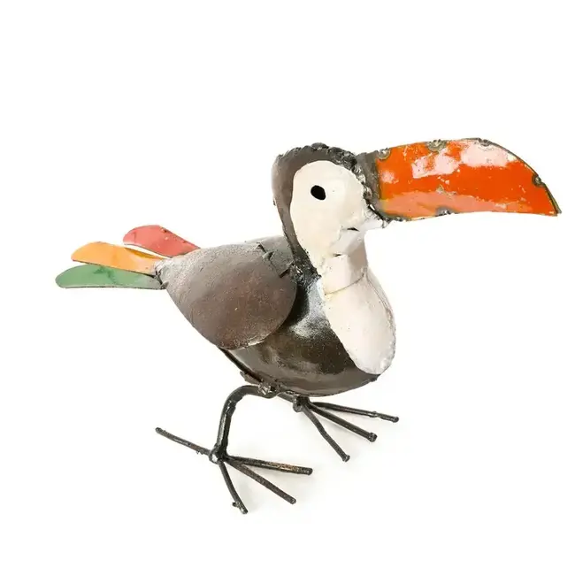 Toucan Recycled Metal Sculpture