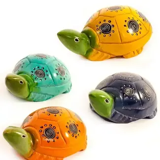 Kenya Colourful Soapstone Turtle