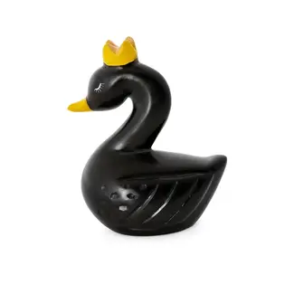 Kenya Regal Black Swan Soapstone Sculpture
