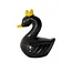 Regal Black Swan Soapstone Sculpture