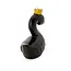 Regal Black Swan Soapstone Sculpture