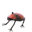 Zimbabwe Red Frog Recycled Metal Sculpture