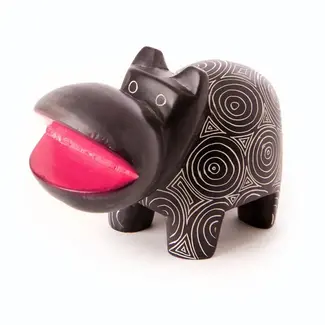 Kenya Hungry Hungry Soapstone Hippo