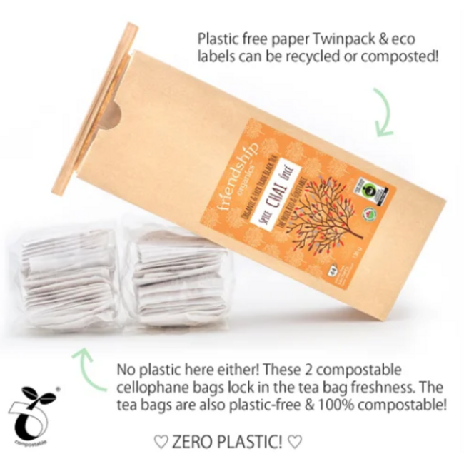 Friendship Organics Chai Spice Black Tea Twin Pack