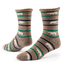 Argentina CLEARANCE Wool Snuggle Socks - Polar Stripe/Taupe