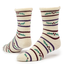 Argentina Wool Snuggle Socks - Berry Stripe/Natural