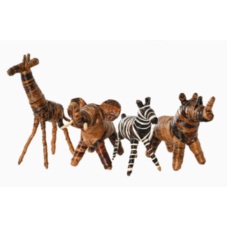 Kenya Sculpture - Banana Fibre Animal