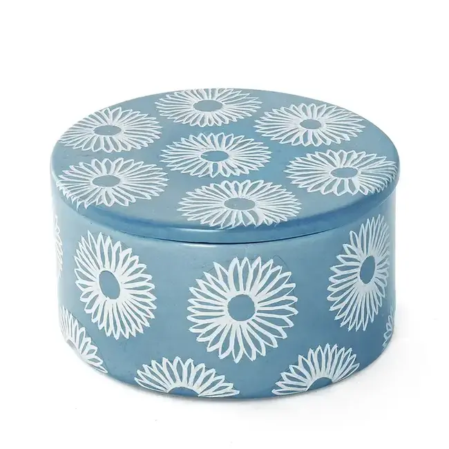 Blossom Soapstone Box