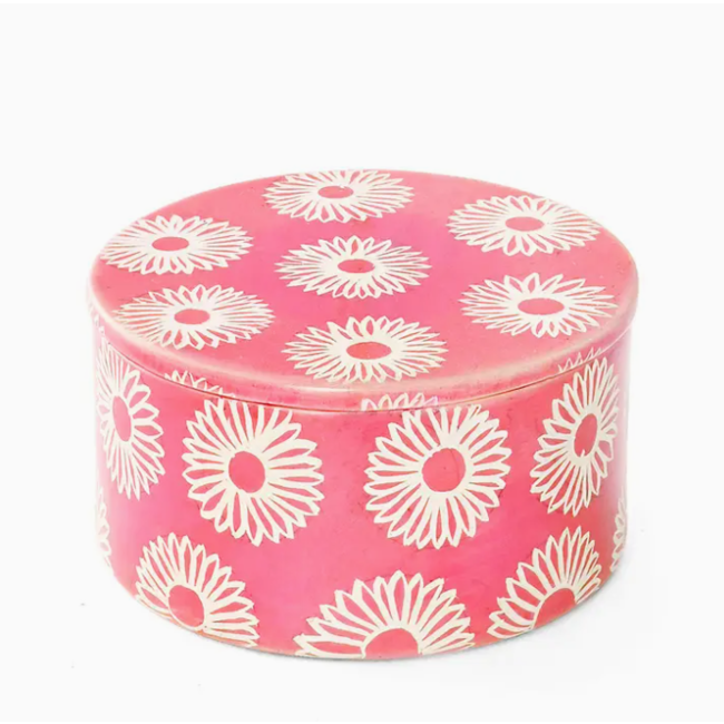 Blossom Soapstone Box