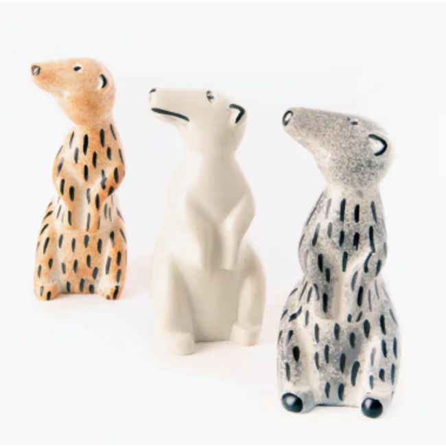 Soapstone Meerkat Sculpture