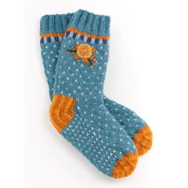 Hand Knit Wool Socks