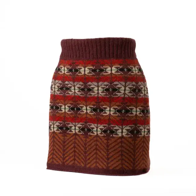 Shiloh Southwestern Wool Skirt