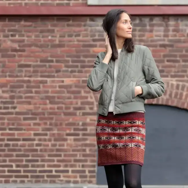 Shiloh Southwestern Wool Skirt