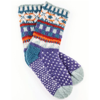 Nepal Hand Knit Wool Socks