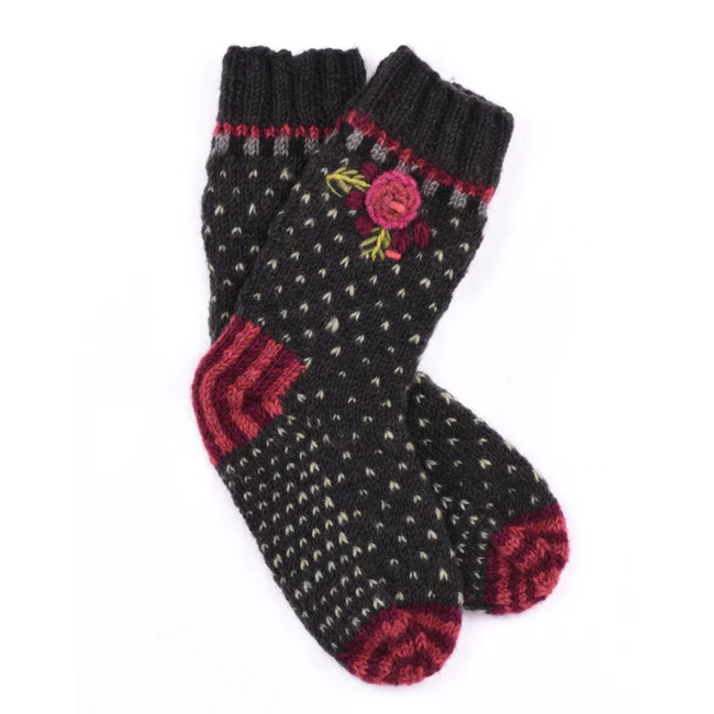 Hand Knit Wool Socks