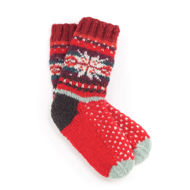 Hand Knit Wool Socks