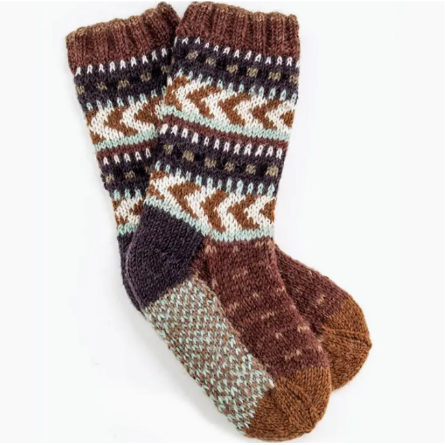 Hand Knit Wool Socks