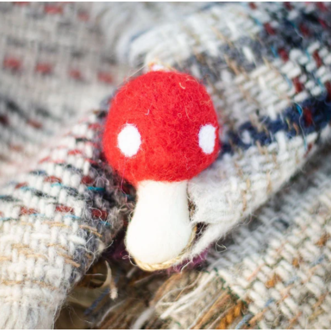Red Mushroom Wool Toy/Freshener