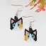 Cat Beaded Earrings