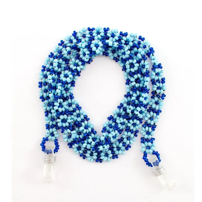 Beaded Flower Eyeglass Chain