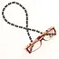 Beaded Flower Eyeglass Chain