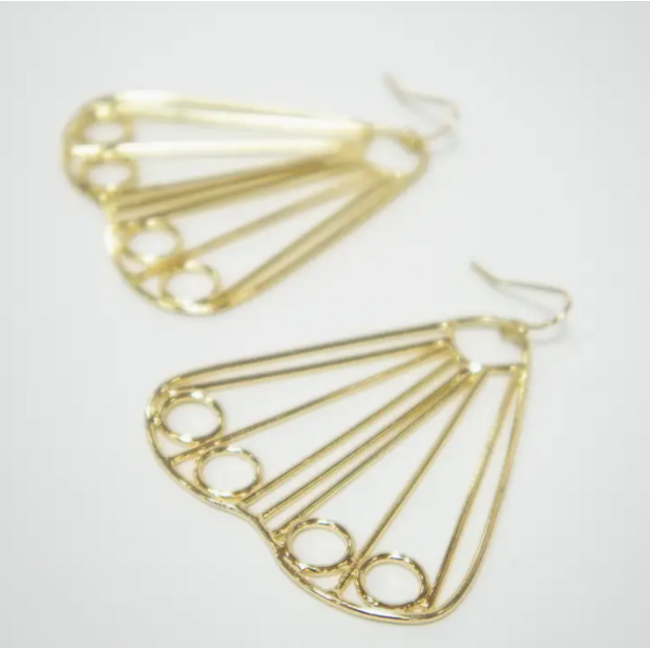 Wire Wing Earrings