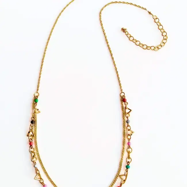 Confetti Dual Strand Necklace