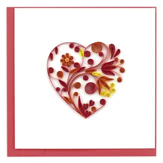 Vietnam Quilling Card - Heart