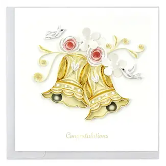 Vietnam Quilling Card - Wedding Bells