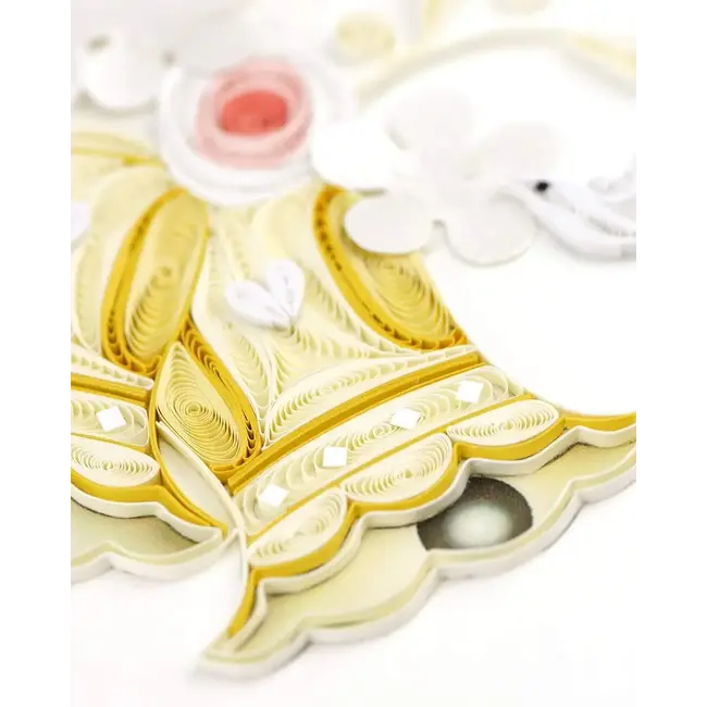 Quilling Card - Wedding Bells
