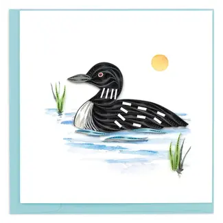Vietnam Quilling Card - Loon