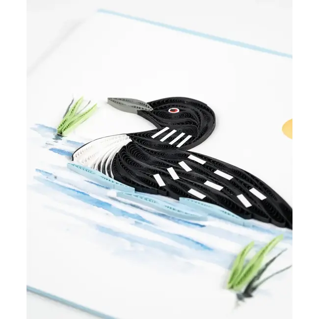 Quilling Card - Loon