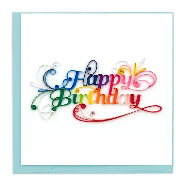 Quilling Card - Happy Birthday