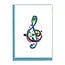 Vietnam Mini Quilling Card - Treble Clef