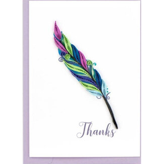 Vietnam Mini Quilled Card - Thanks Quill