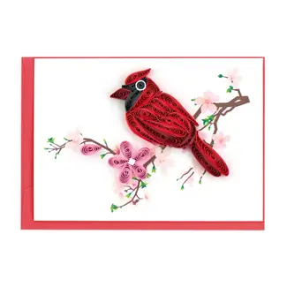 Vietnam Quilling Card Mini - Cardinal