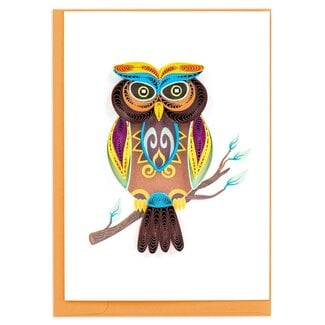 Vietnam Mini Quilling Card -  Decorative Owl