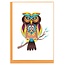 Vietnam Quilling Card Mini -  Decorative Owl