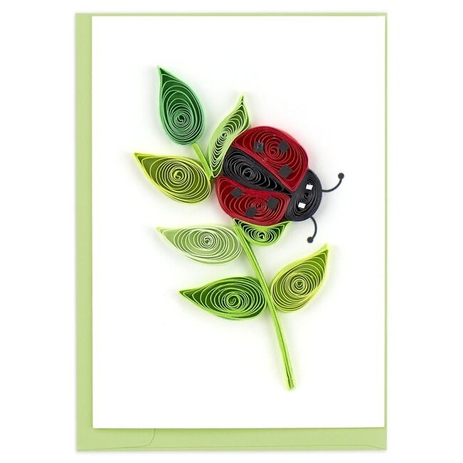 Mini Quilling Card - Ladybug