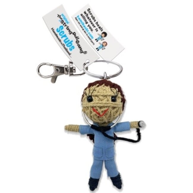 String Doll Keychain - Scrubs